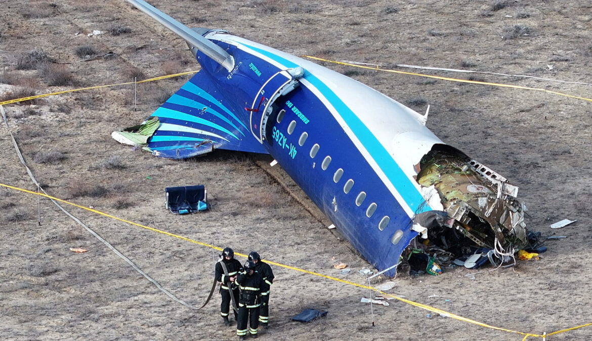 Downed Azerbaijan Airlines flight riddled with shrapnel holes, troubling images appear to show