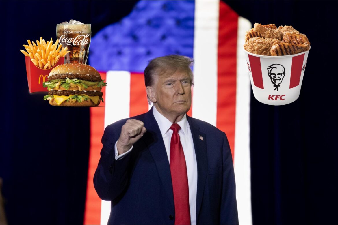 This is Donald Trump’s menu: from McDonald’s burgers to KFC chicken