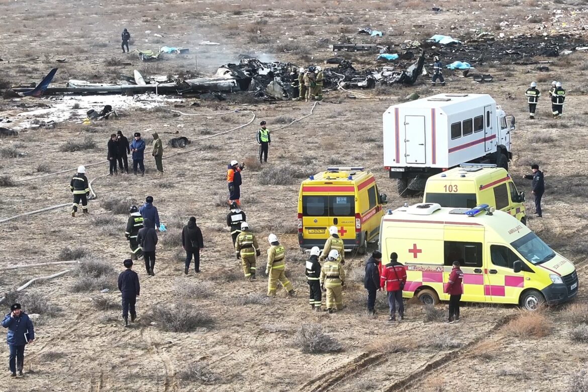 Azerbaijan Airlines passenger plane crashes in Kazakhstan, more than 30 feared dead