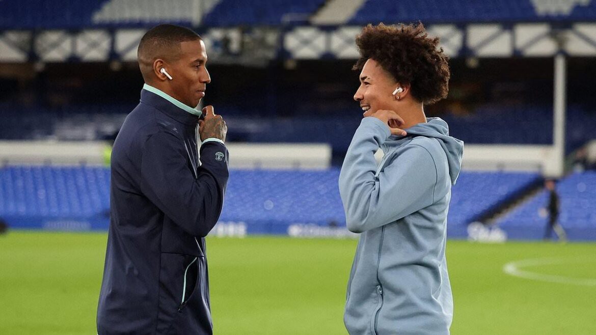 Ashley Young shares touching moment with son Tyler, 18, before and after Everton’s win over Peterborough… but Darren Ferguson leaves youngster on the bench to deny them FA Cup history