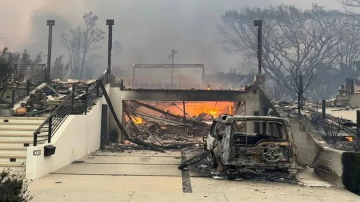 Brit reveals family home ‘looks like an atomic bomb hit it’ after ‘apocalyptic’ LA wildfire – as he hails ‘hero’ wife