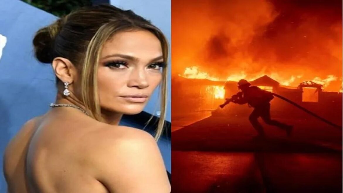 Jennifer Lopez takes clothes from her closet worth “a fortune” to donate to fire victims