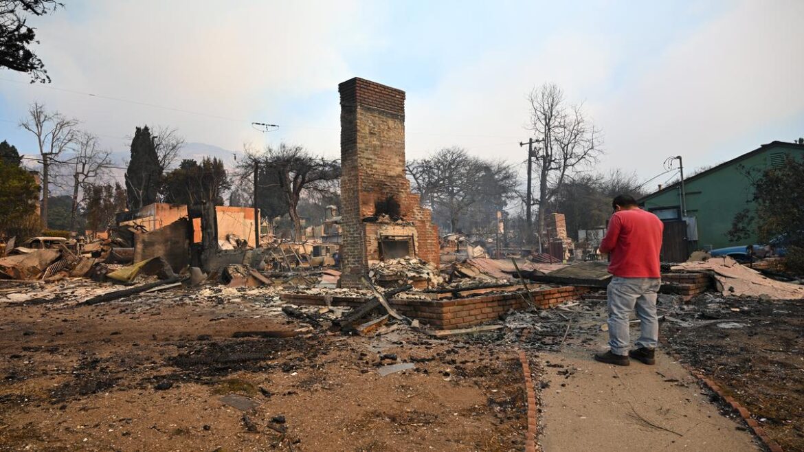 LA Fire Victims Include Man Holding A Garden Hose And Father At His Son’s Bedside