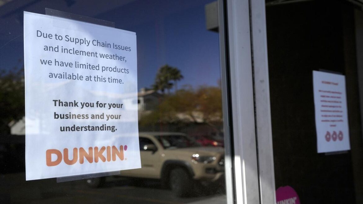 Some US states not running on Dunkin’ doughnuts due to temporary supply shortage